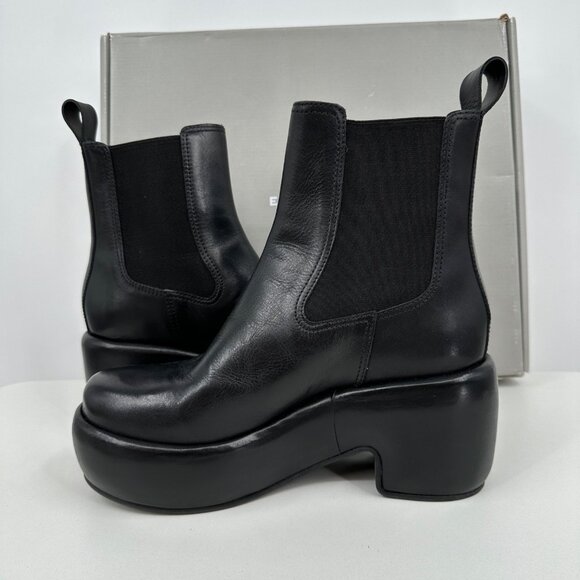 Everlane The Puffa Boot in Black size 7 Chelsea Ankle 3.25" Chunky Platform po - Picture 7 of 12